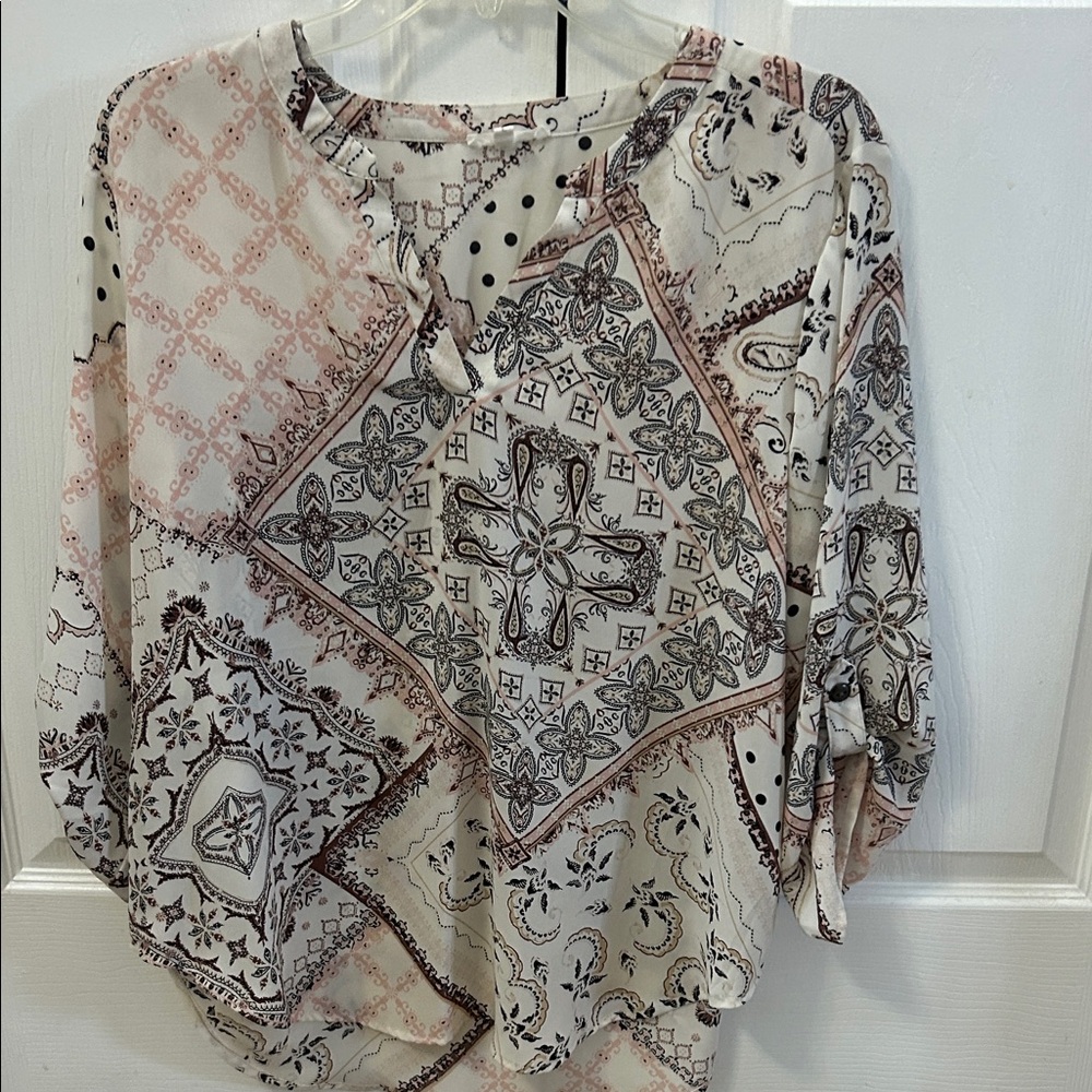Bohemian Print Women's Top